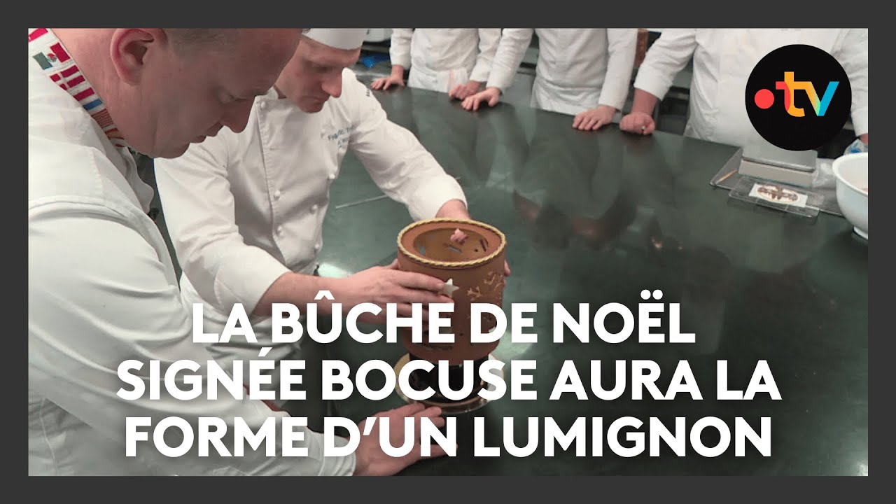 La bûche de Noël de Bocuse 2025 sera en forme de lumignon