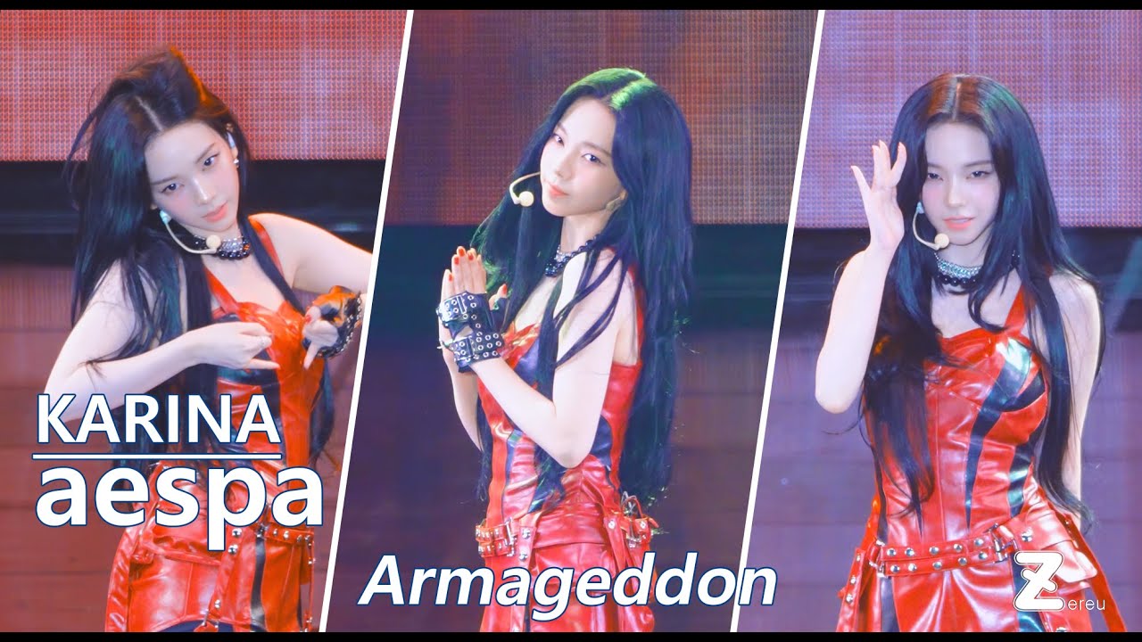 [4K] 250829 KARINA 카리나 - Armageddon | aespa LIVE TOUR SYNK : aeXIS LINE