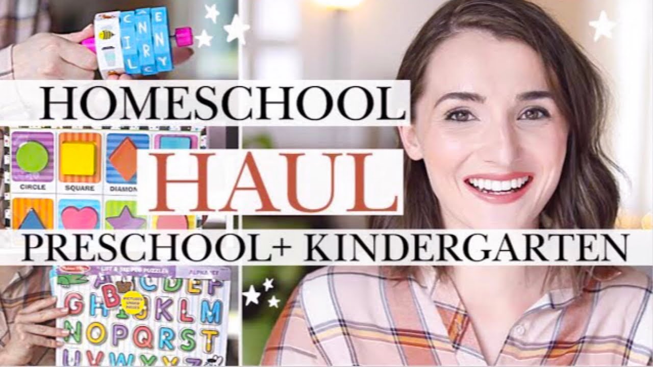 Homeschool Haul 2019 | AFFORDABLE TARGET + AMAZON supplies | PRESCHOOL + KINDERGARTEN #backtoschool
