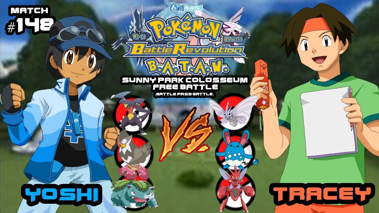 Pokemon Battle Revolution BATAW (Wi-Fi Battles) Match #148: Yoshi vs. Tracey