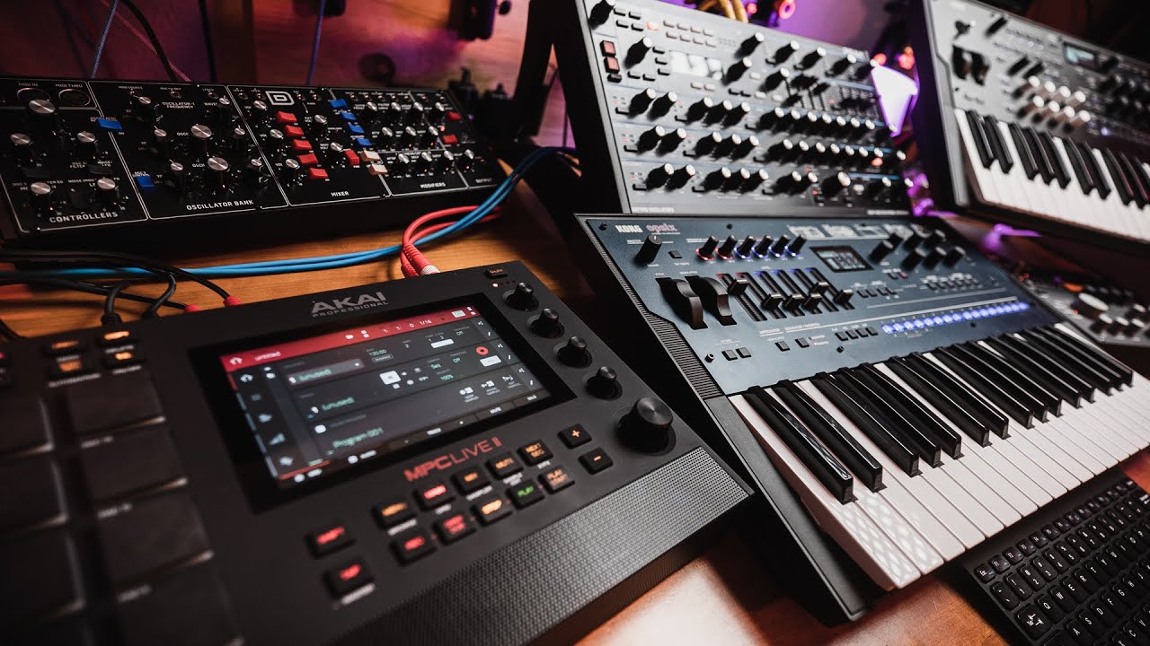MPC Live 2 Hybrid Hardware Setup - Sharing our current synth setup