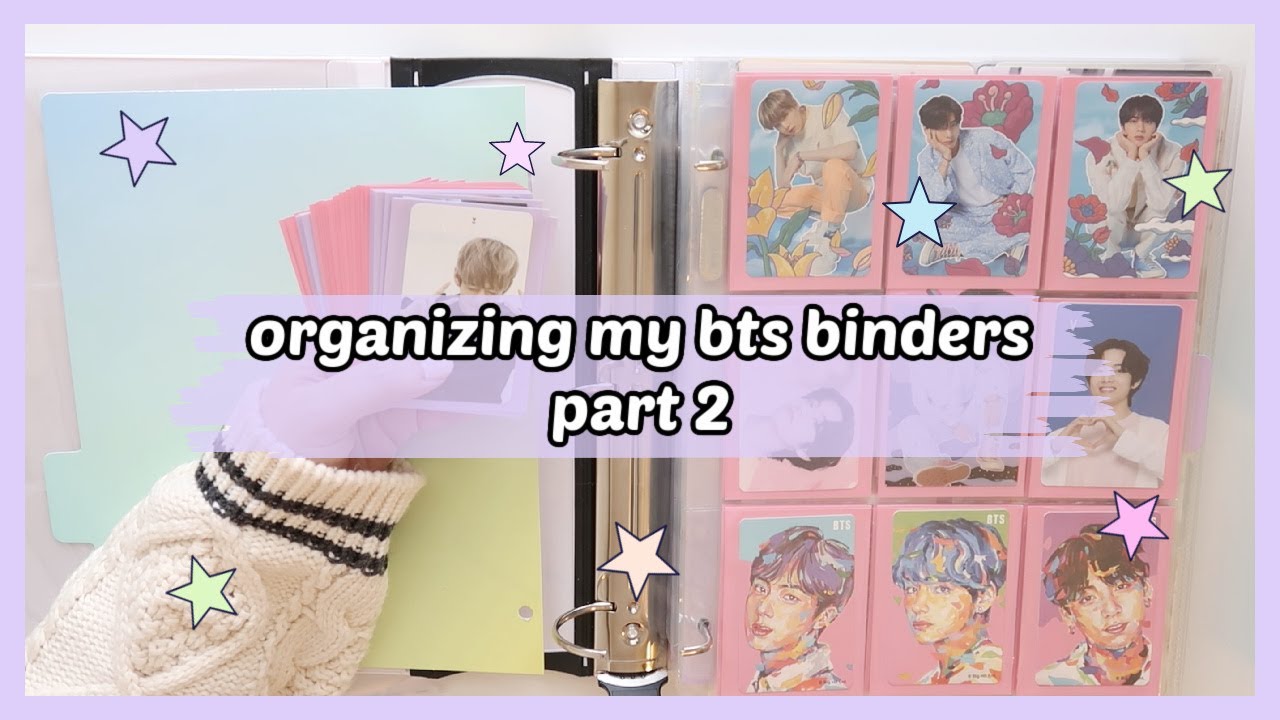 Organizing My BTS Binders! Part 2: Photocards | 방탄소년단