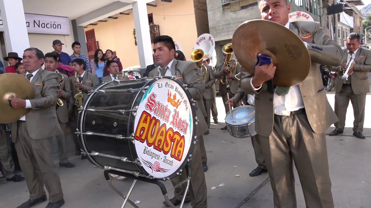 BANDA SANTA ROSA DE HUASTA EN HUALLANCA - BOLOGNESI - ANCASH, 2019.