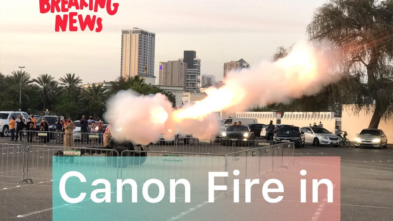 Ramadan Canon Fire in Dubai