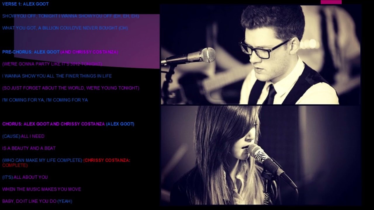 Beauty And A Beat Alex Goot Lyrics