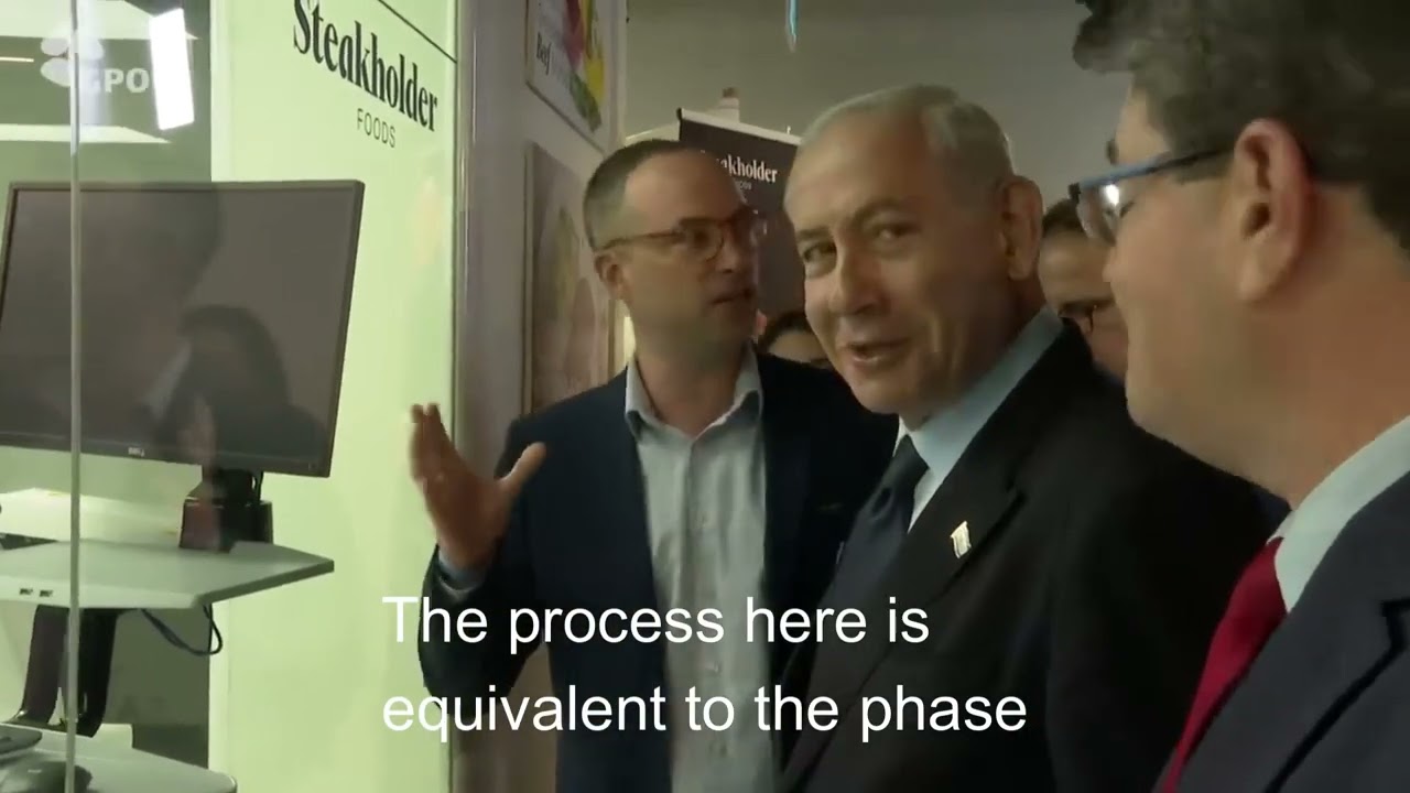 Prime Minister Netanyahu visits Steakholder Foods to taste 3D printed cultivated fish!
