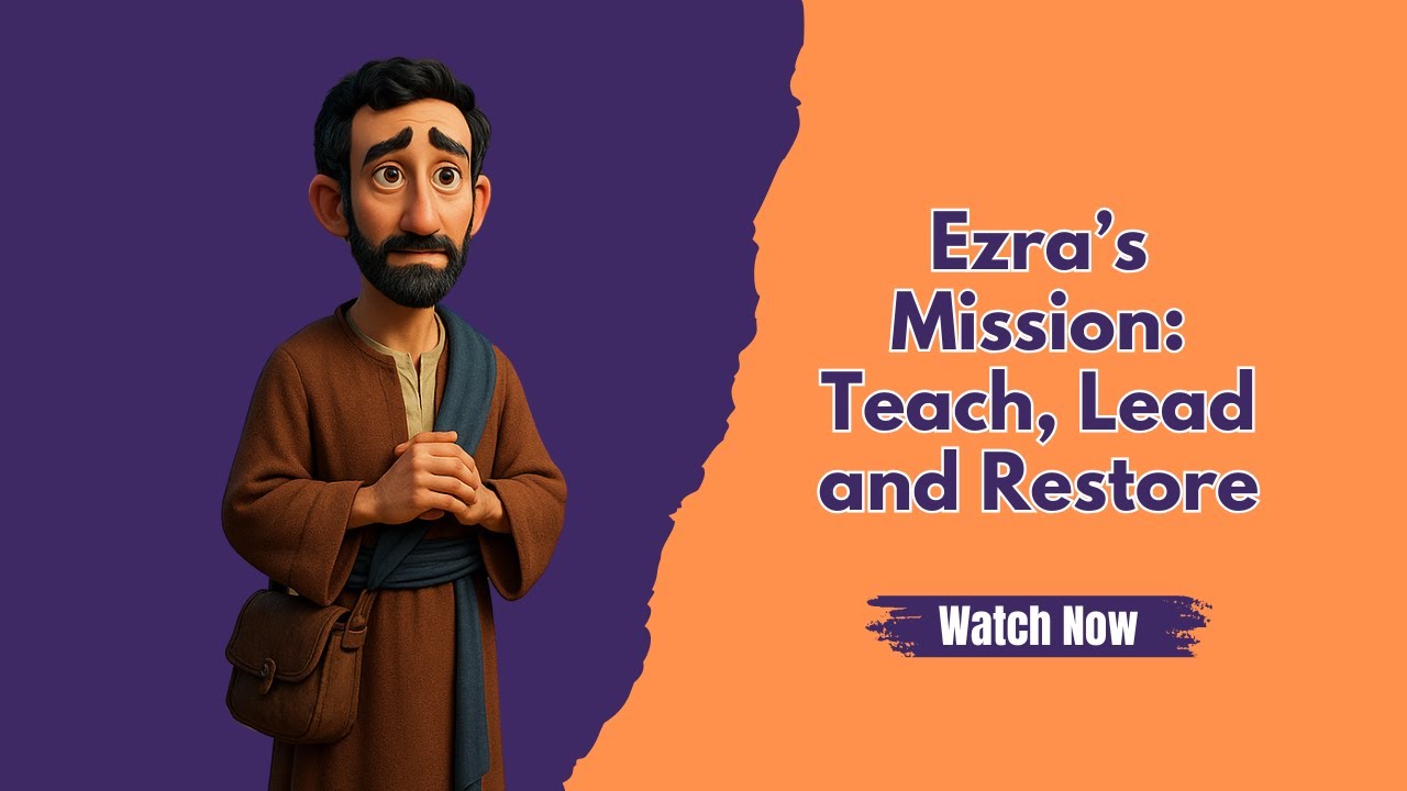 Ezra's Mission: Teach, Lead and Restore | A Kid's Animated Bible Story