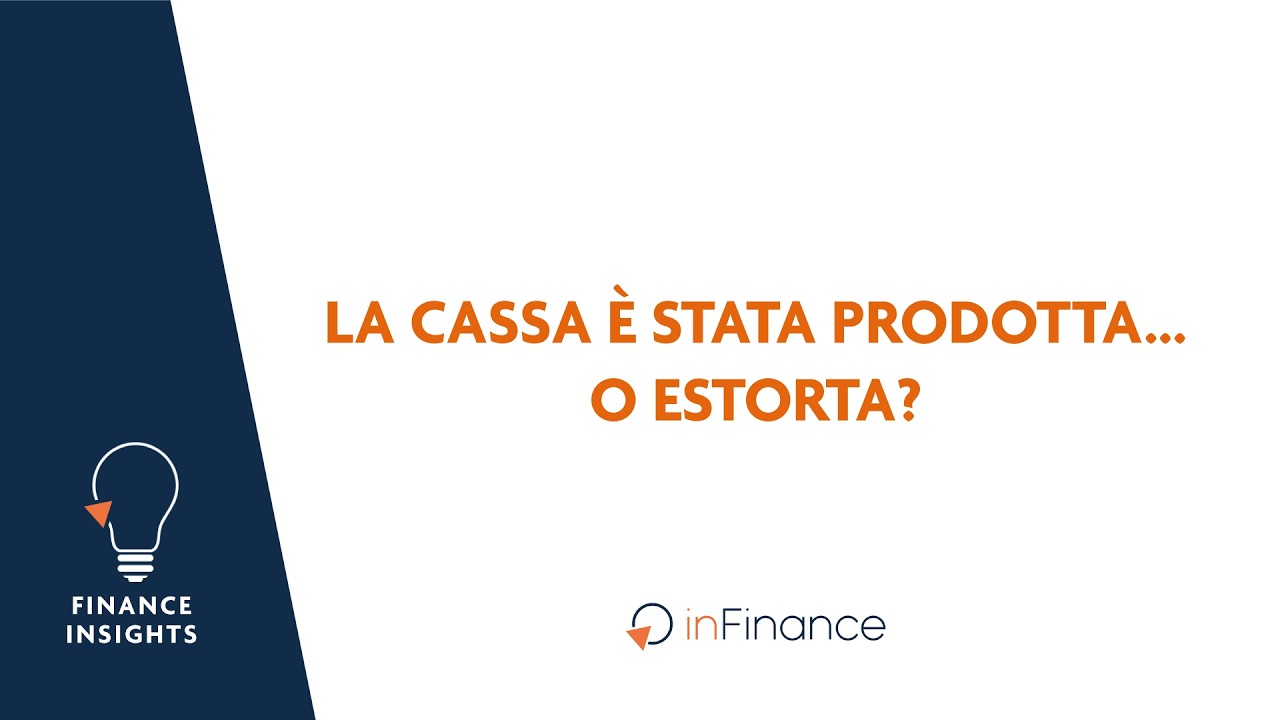 La cassa è stata prodotta... o estorta?