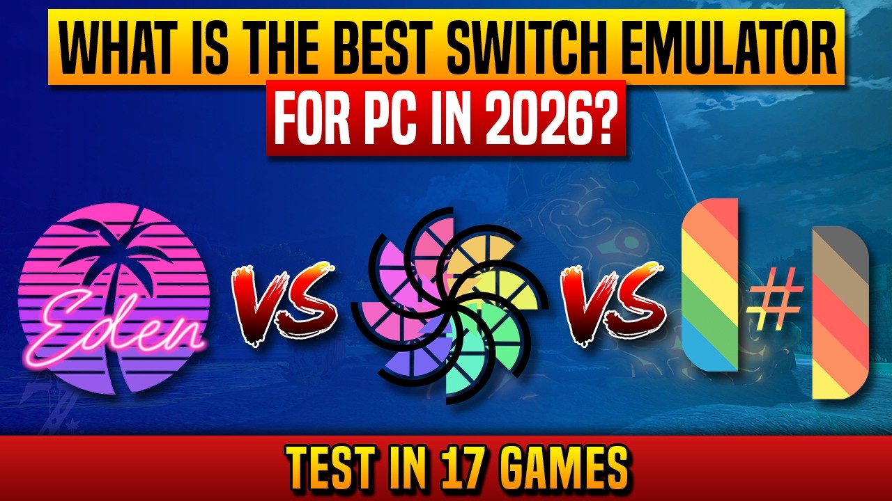 Which Switch Emulator Is BEST in 2026? Eden vs Citron-Neo vs Ryujinx