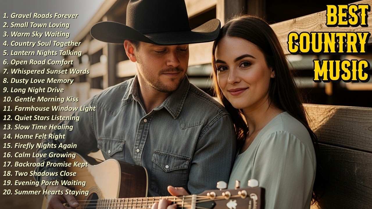 Soft Classic Country Love Ballads | Gentle Voices Filling Peaceful Country Nights