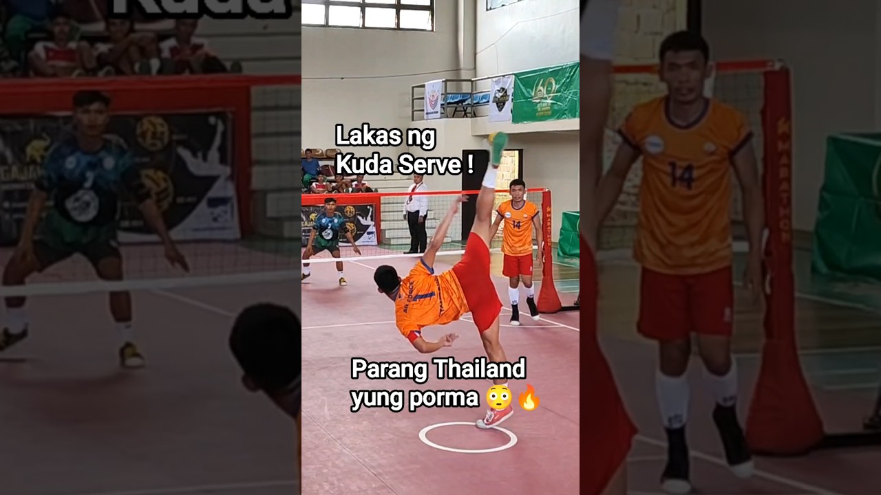 Kuda Serve like Thailand 😳🔥🇵🇭 #sepaktakraw #tekong #recommended