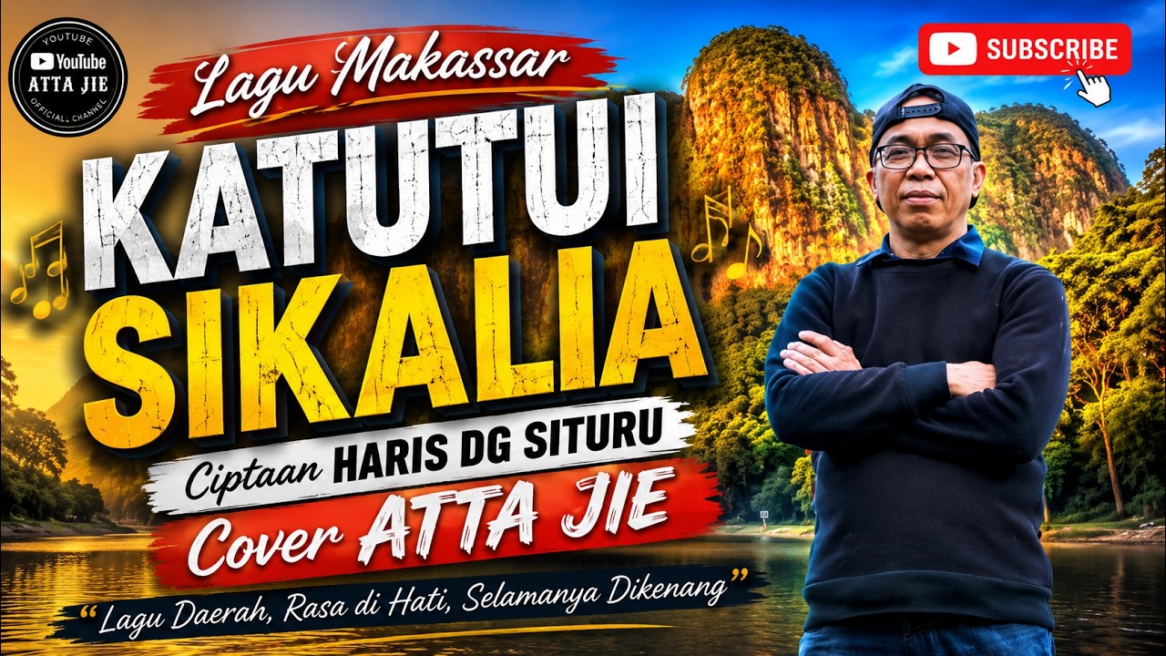 Lagu Makassar || KATUTUI SIKALIA || Ciptaan Haris Dg Situru || Cover Atta Jie