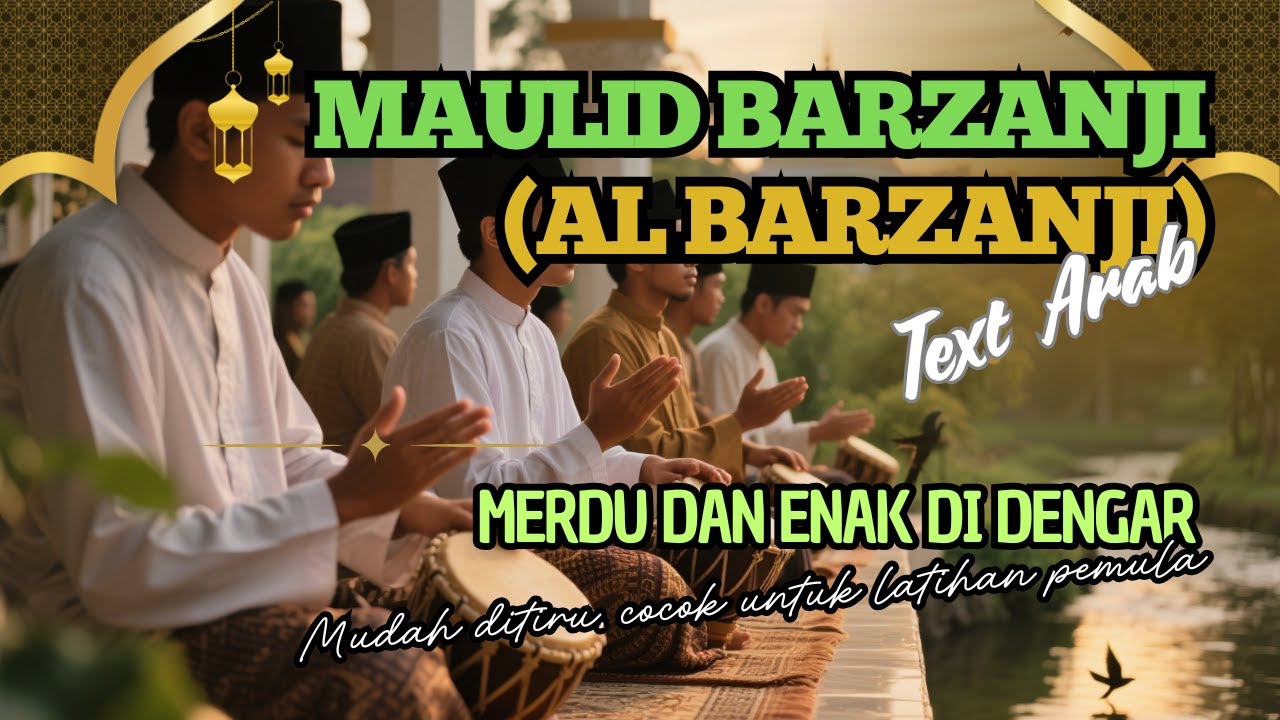Sholawat Maulid Barzanji (Al barzanji) Merdu dan Enak di dengar || Teks Arab
