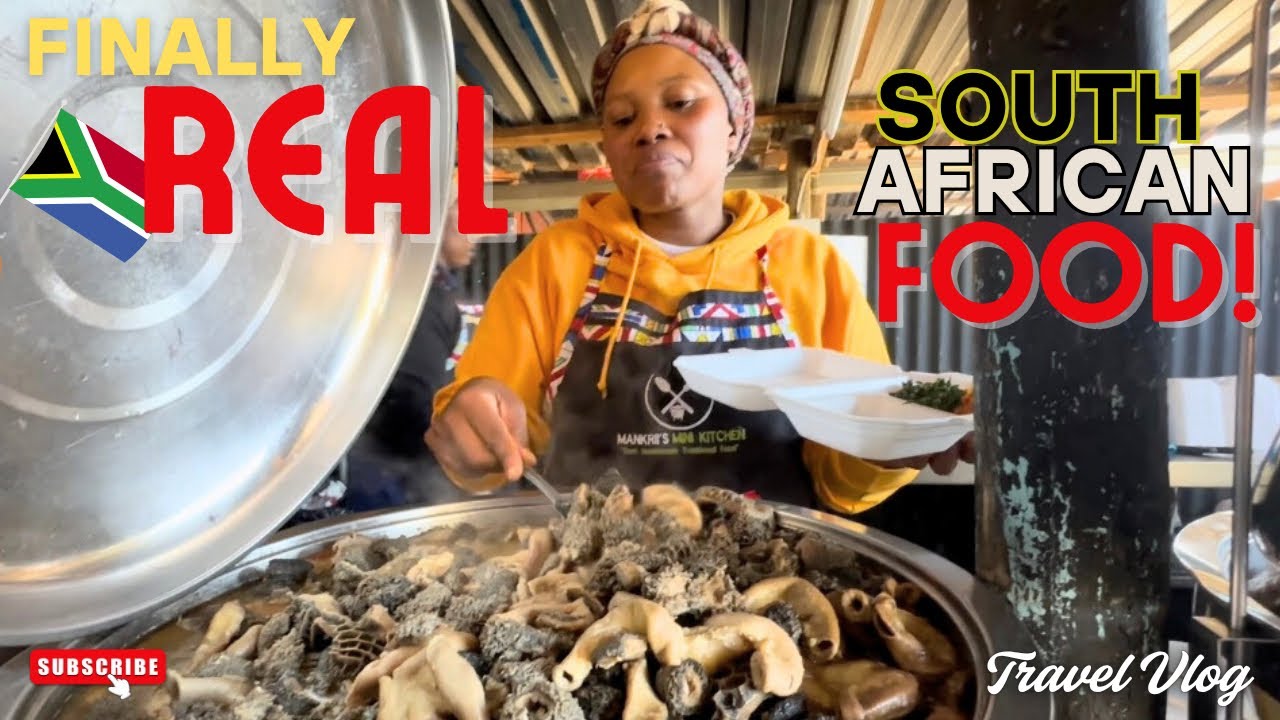 FINALLY‼️ Tried REAL SOUTH AFRICAN Food‼️Couldn’t believe it…👀… #foodreview #travel #vibes