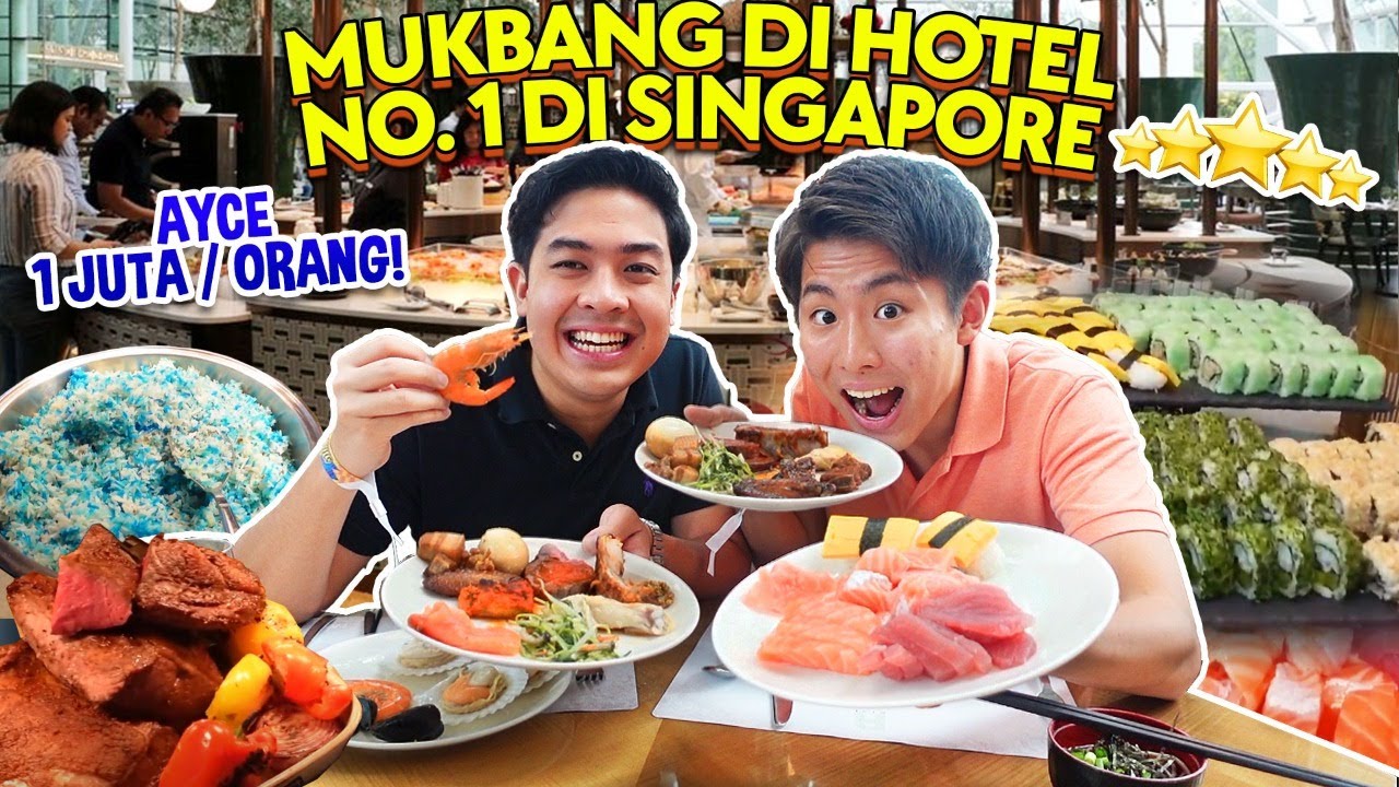 MAKAN DI HOTEL NO.1 SINGAPORE! ALL YOU CAN EAT 1 JUTA!? - MARINA BAY SANDS JEROME TOMO