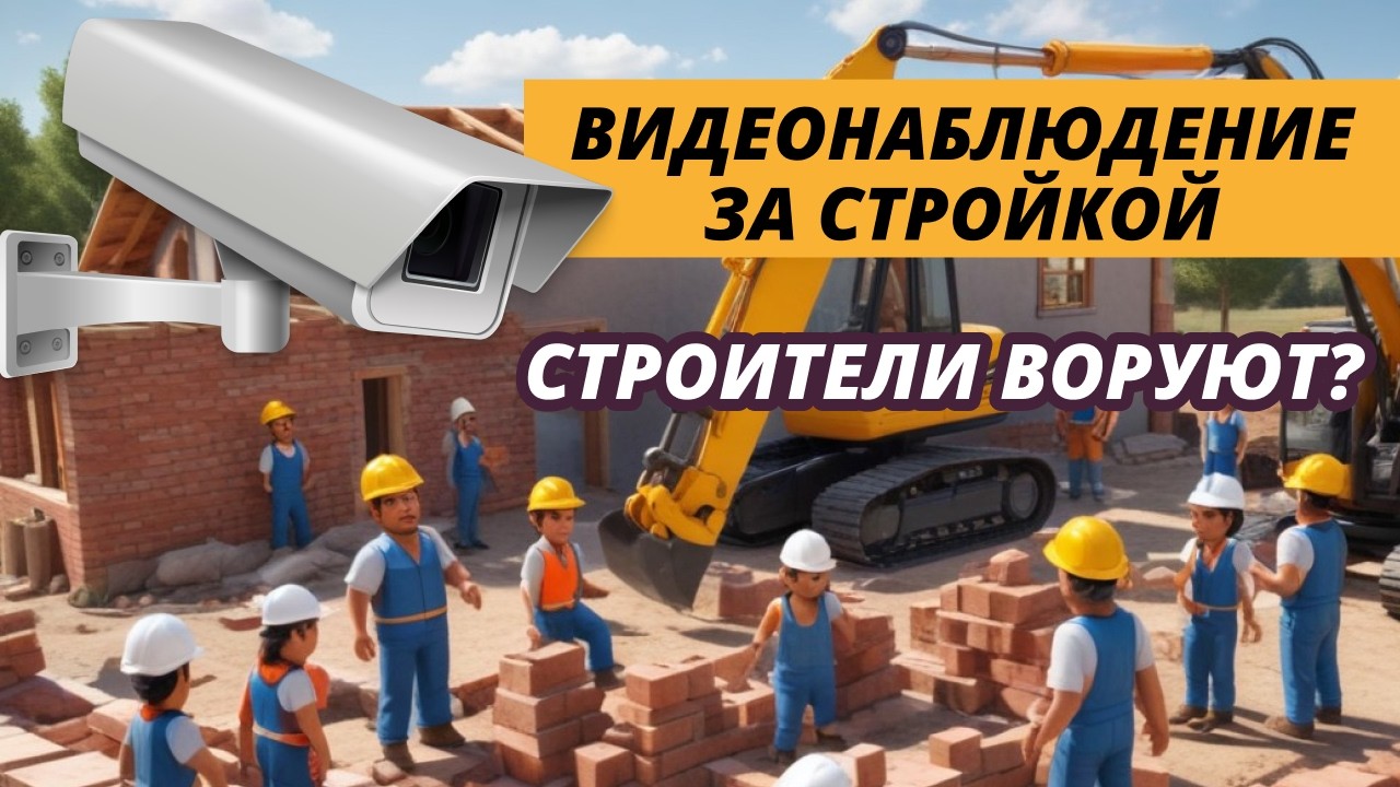 Видеонаблюдение за стройкой | Цена видеонаблюдения 2024 | Как предотвратить кражи на стройке
