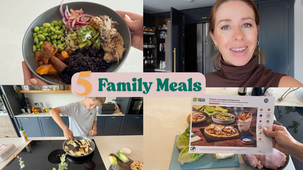 WHAT I FED MY FAMILY THIS WEEK | 5 FAMILY MEALS | Kerry Whelpdale