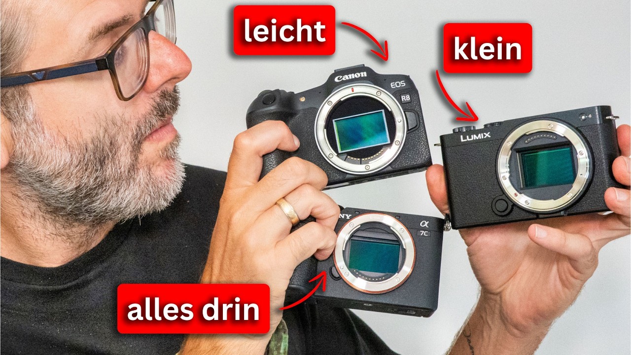 Die beste Vollformat für unterwegs? Sony A7C II vs Lumix S9 vs Canon EOS R8