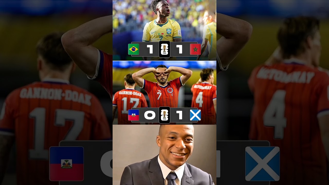 FIFA World Cup 2026 Results..⚽ Brazil 🇧🇷 vs Morocco 🇲🇦 End In a Draw & Winning Start For Scotland..🔥