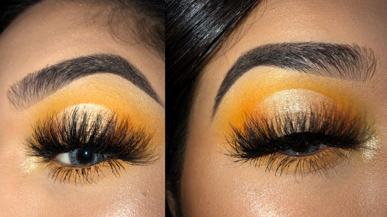 Yellow Eyes Using the James Charles Palette