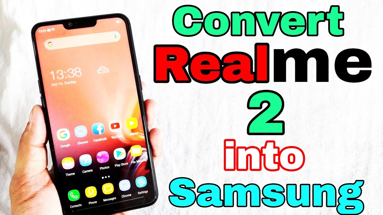 [Hindi] Convert Realme 2 UI into Samsung UI | Samsung Note 8,9 | S8 Launcher | Best Launcher |theme