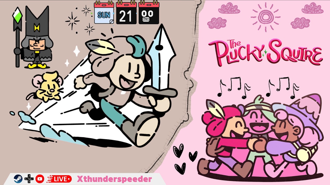The Plucky Squire Live Επεισόδιο Όγδοο (100% Chapter 1-5 Art Scrolls & Glitchbirds)