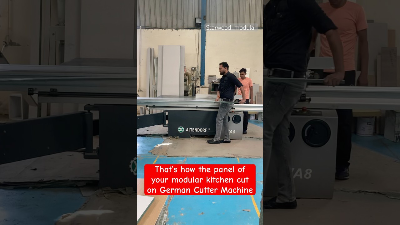 Modular Kitchen Manufacturer | Panel processing | #modularkitchen #gurugram #manufacturer