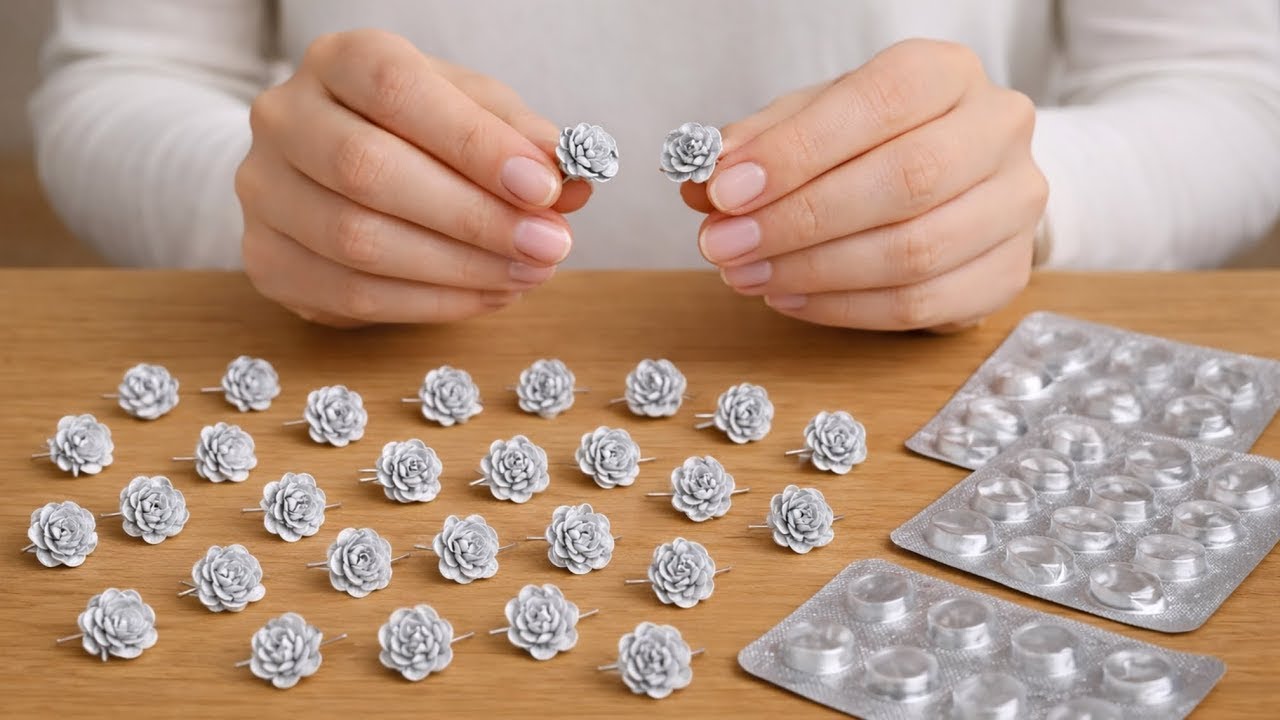 🌸 Handmade Silver Rose Earrings | Elegant DIY Jewelry for Art Lovers ✨🌿