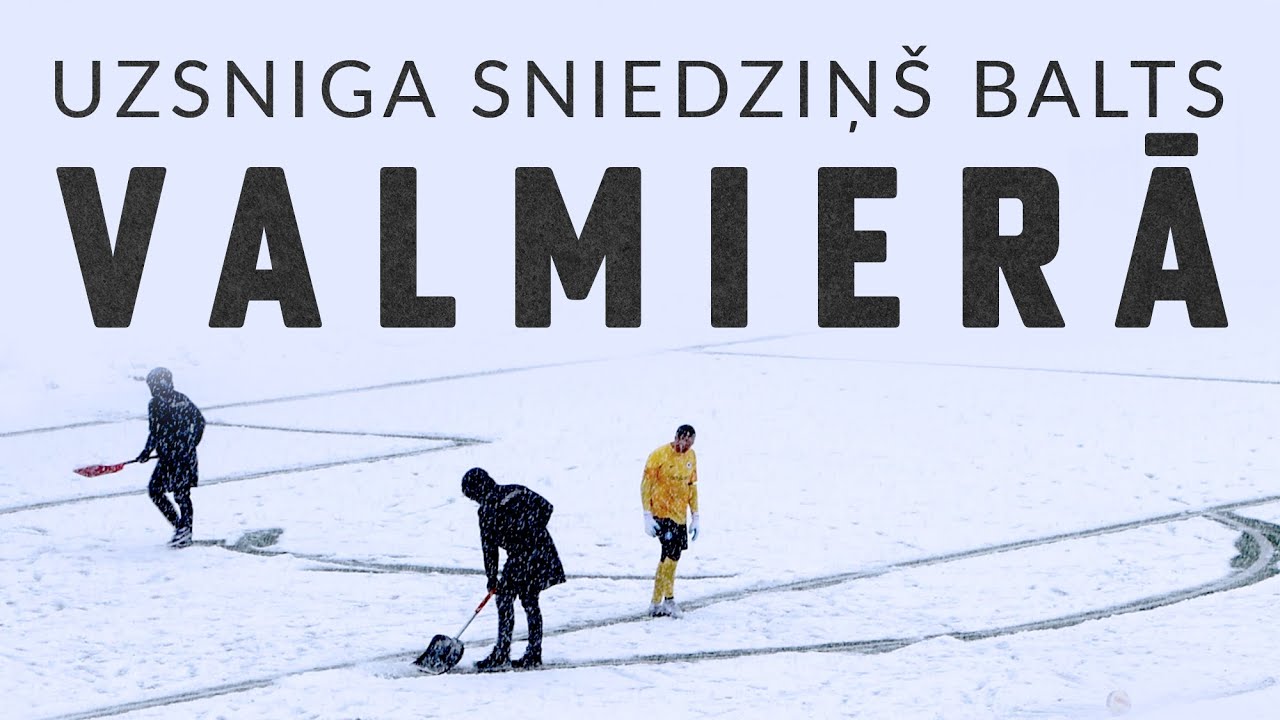 Uzsniga sniedziņš balts Valmierā