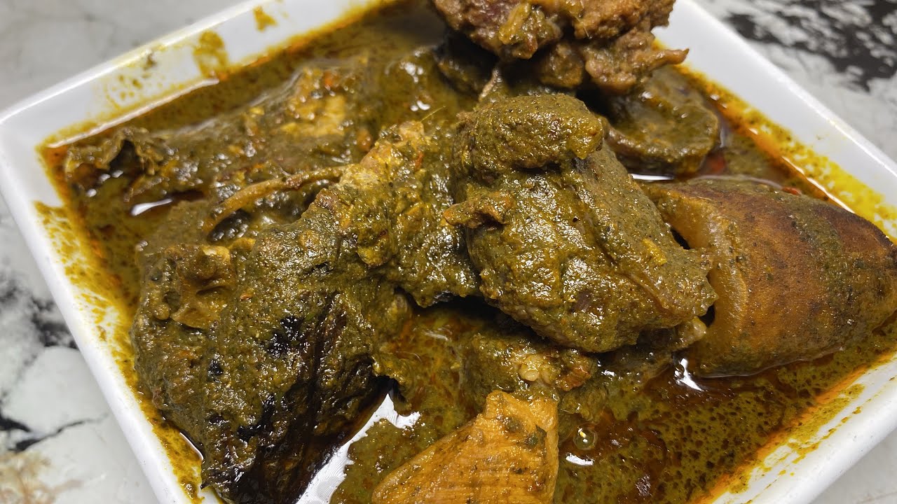 HOW TO MAKE BLACK SOUP | EASY AND VERY DELICIOUS NIGERIAN SOUP RECIPE | MARUGBO