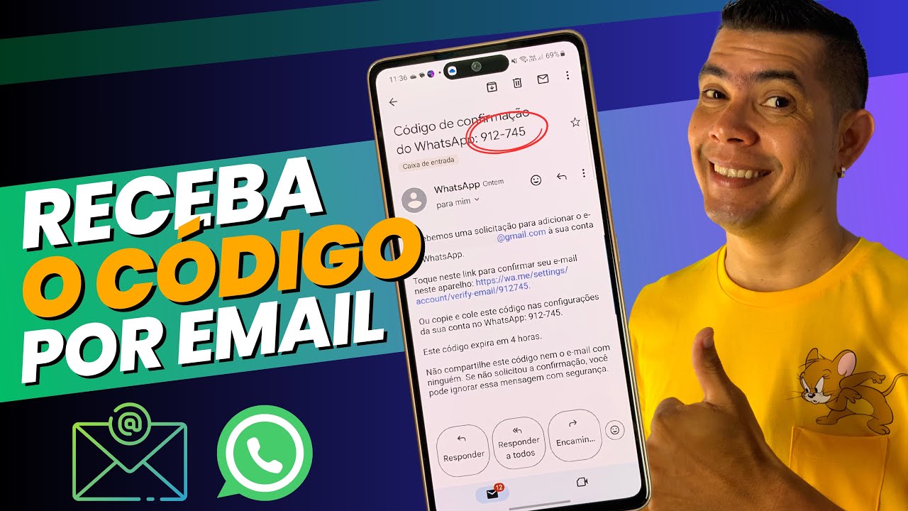 COMO RECEBER CÓDIGO DO WHATSAPP POR EMAIL ATUALIZADO! RECUPERE SEU WHATSAPP DE FORMA SIMPLES!