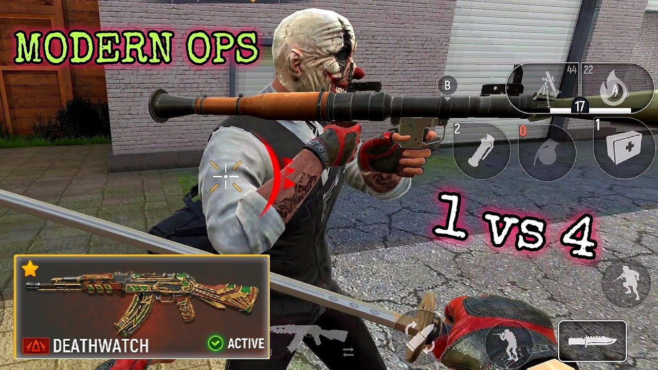 Surviving the Chaos 1 VS 4: BOMB 💣 | FFA 💥 DEATHWATCH | MODERN OPS | Gameplay