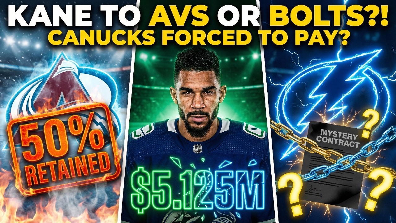 WHO GETS EVANDER KANE? The Salary Drama Holding Up the Massive NHL Trade! VANCOUVER CANUCKS NEWS