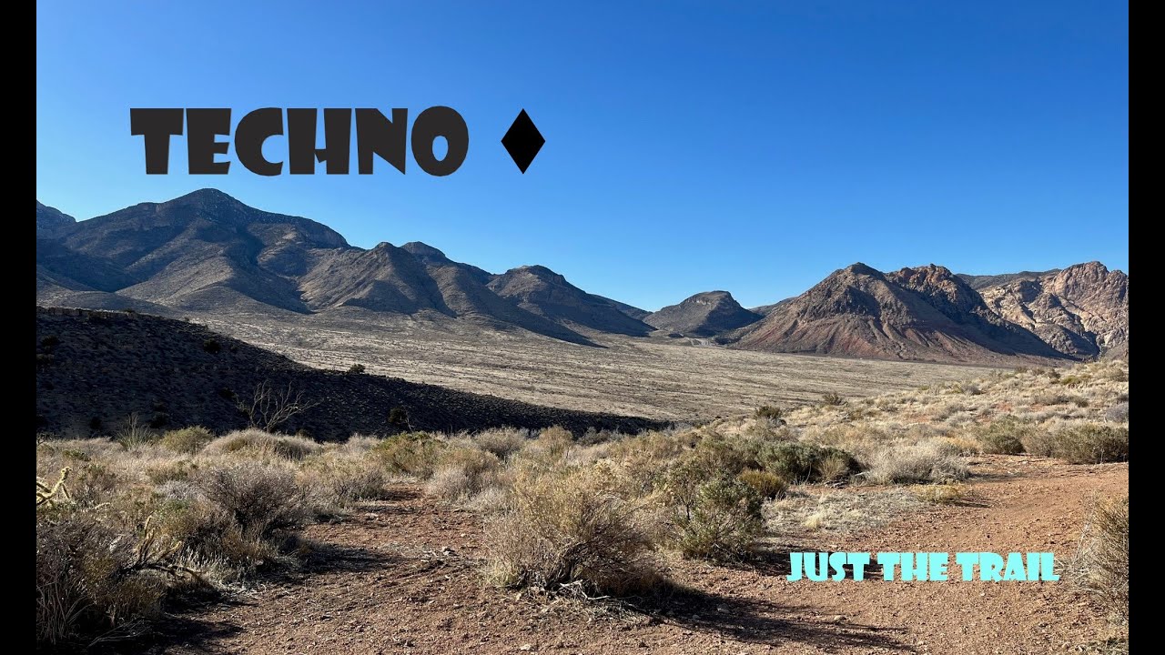 TECHNO - Single Black MTB TRail in Blue Diamond, NV