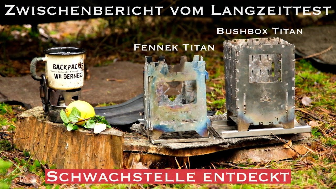 Bushbox von Bushcraft Essential oder Fennek Premium Titanium?  - Hobo im Langzeittest -