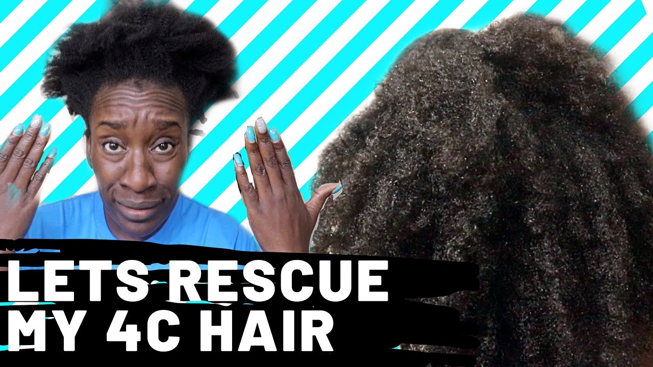 What To Do When 4C Hair is Dry Dry | Tips & Demo