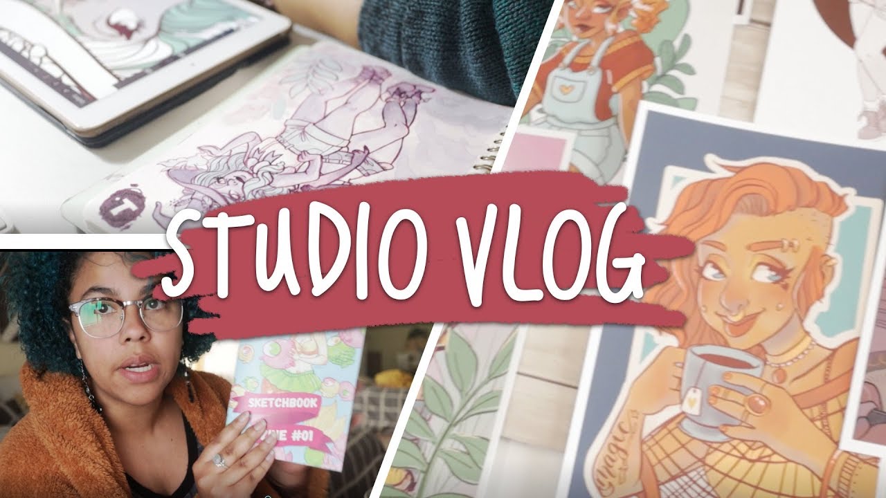 Studio Vlog: Prints, Con Prep, Art and More