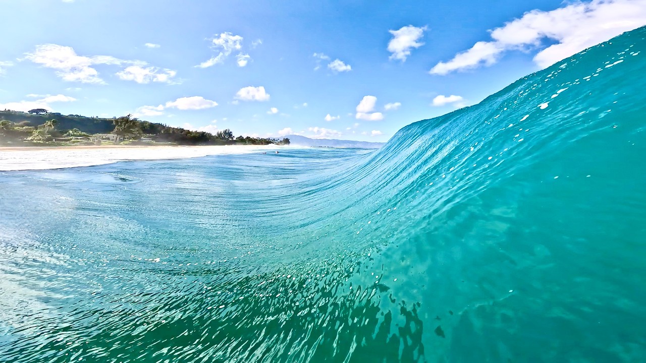 Raw POV Broken Leash + Hectic Swim In at Maxing North Shore Slab