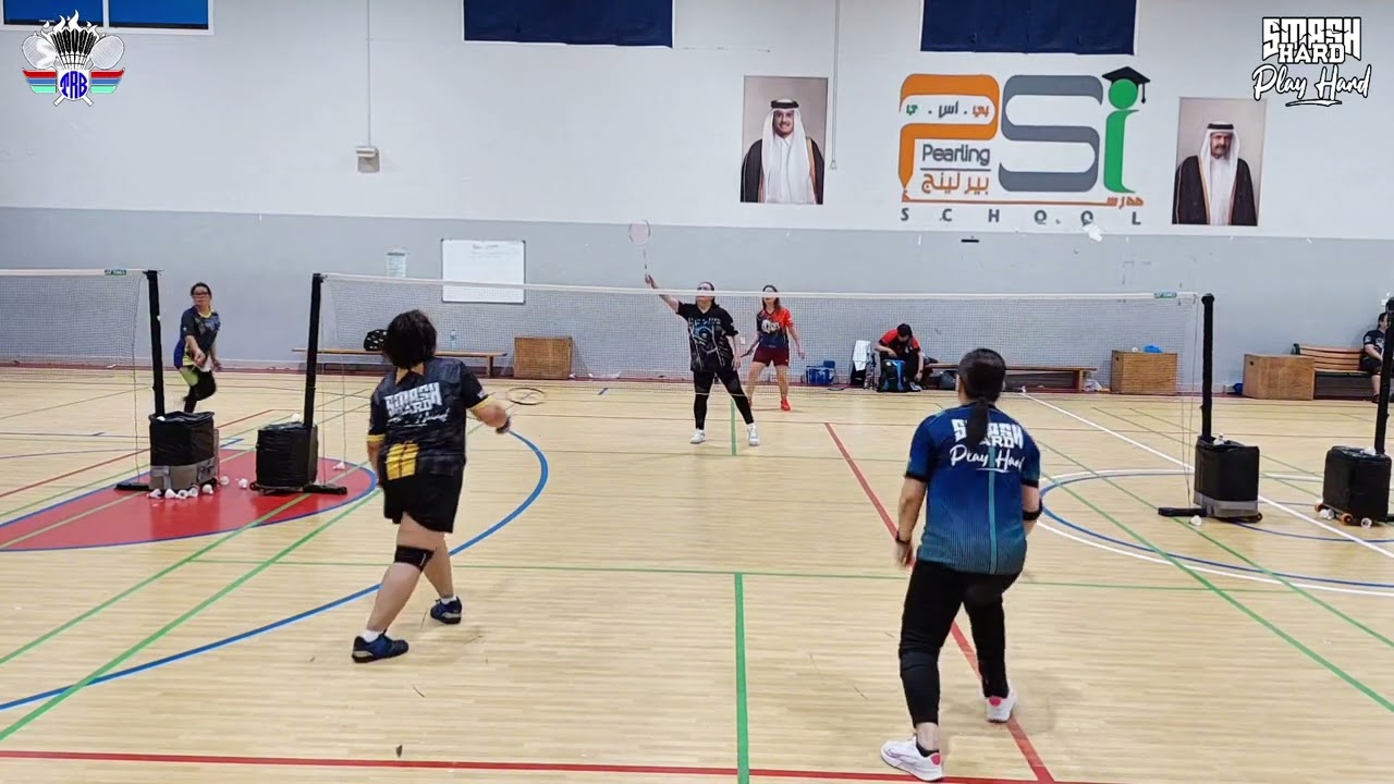 QATAR BADMINTON | 13 February 2026 - Cristalee & Vicky vs Orly & Pry 