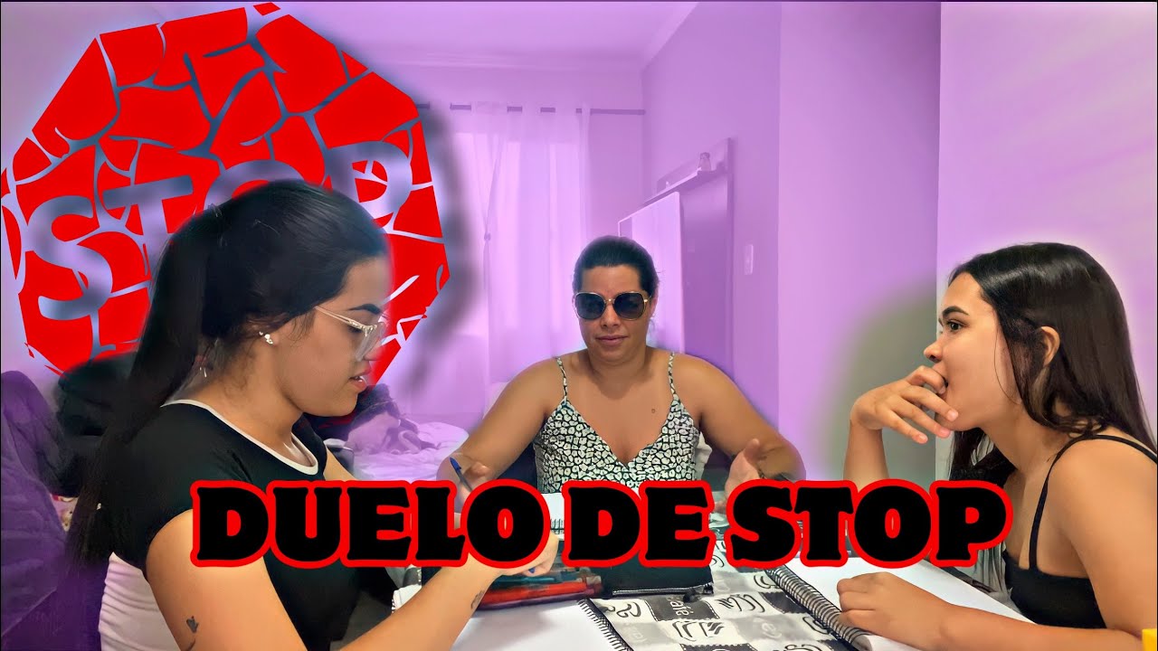 JOGANDO STOP COM AS D'PAULAS (quem ganhou???)