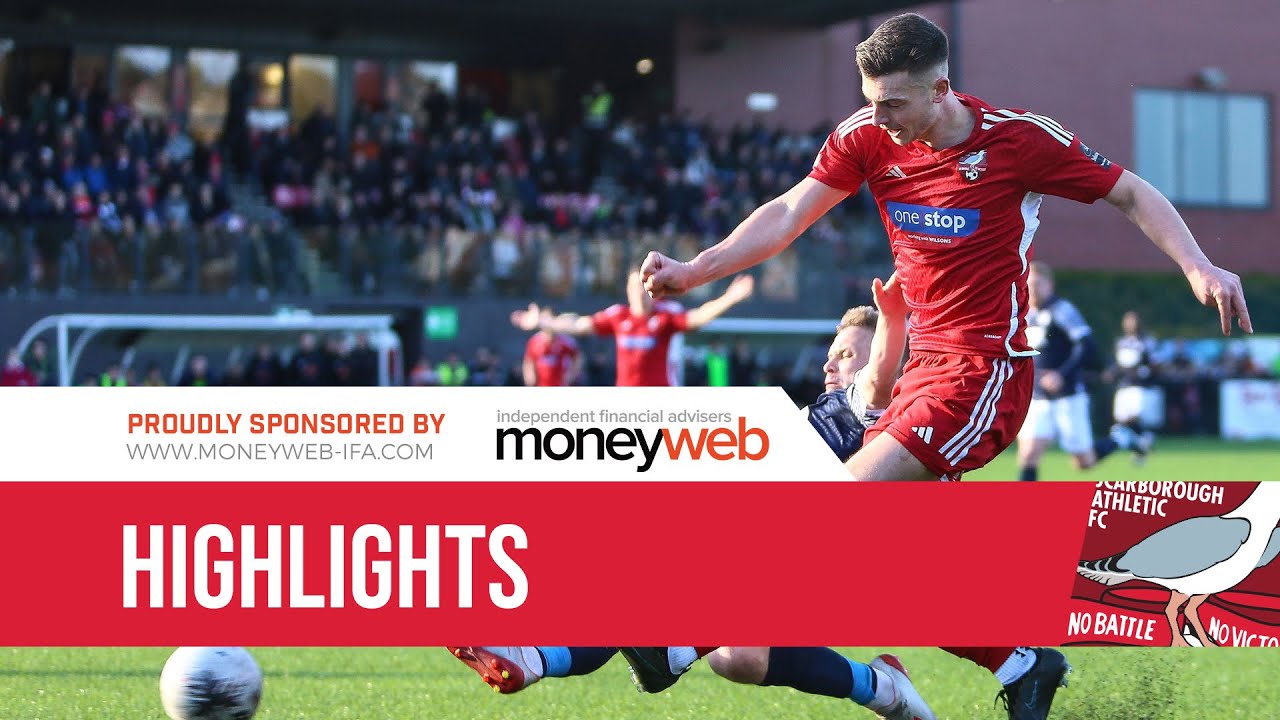 Scarborough 2 v 2 Warrington - Vanarama National League North - March 2024