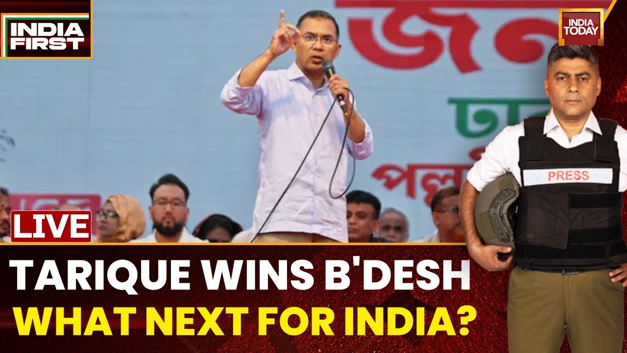 BNP Sweeps Bangladesh Election | What This Means for India | India First Live | Gaurav Sawant |