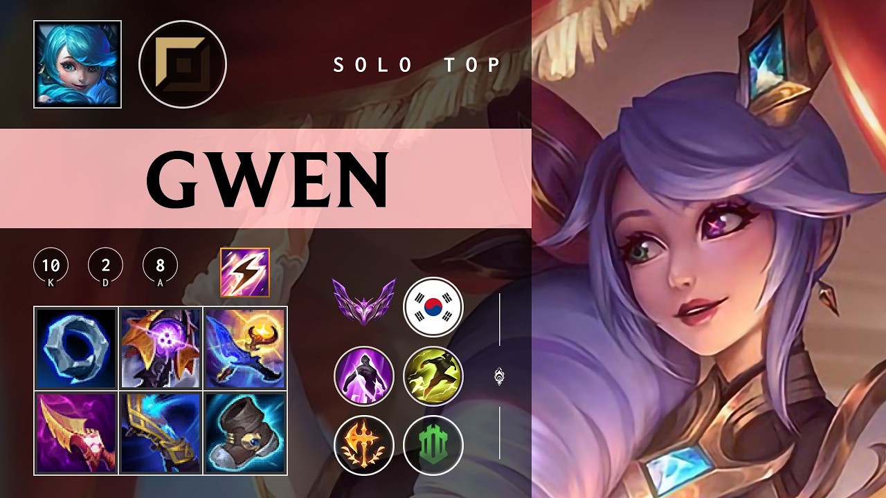 Gwen Top vs Zaahen - KR Master Patch 26.05