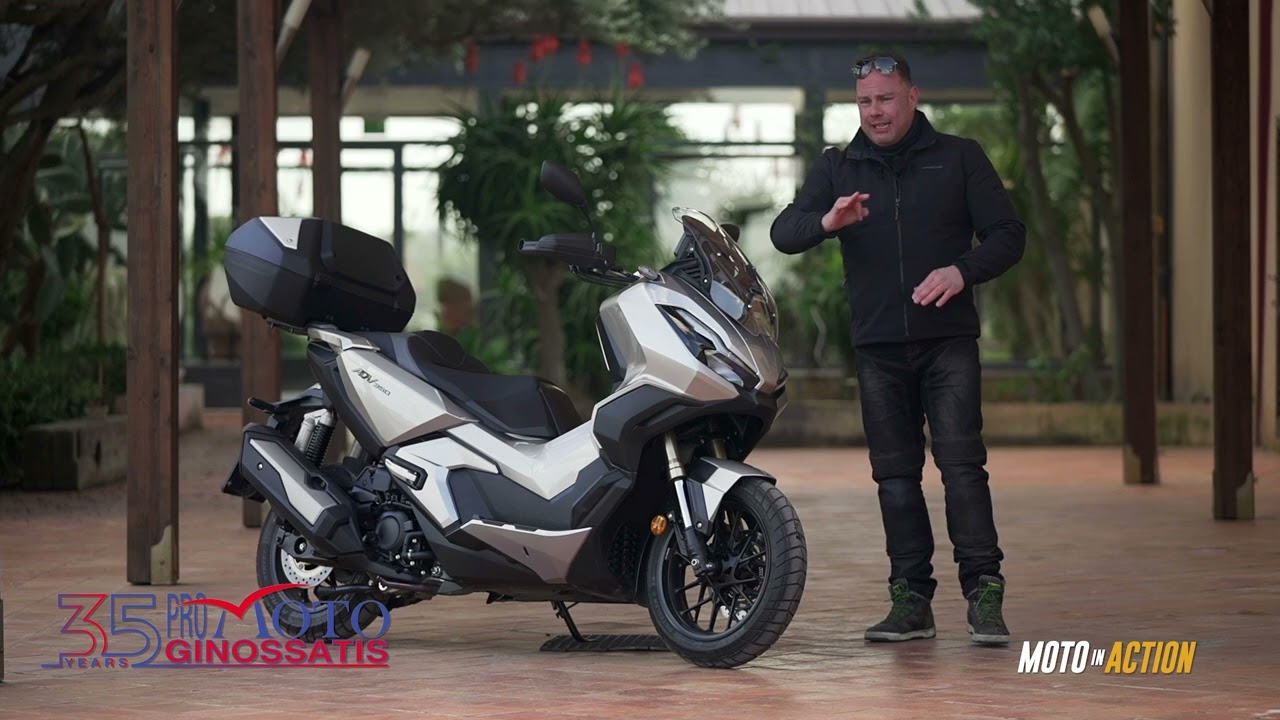 HONDA ADV 350 Test Ride Moto in Action First Presentation in Sicily