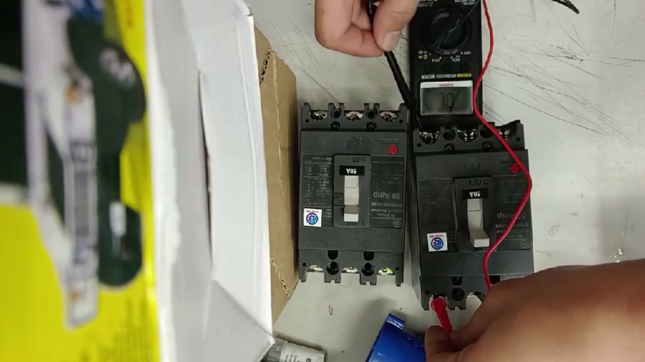 GE 50A 3Pole 220V TCD Circuit Breaker #electx #electxelectricalsupply #circuitbreaker