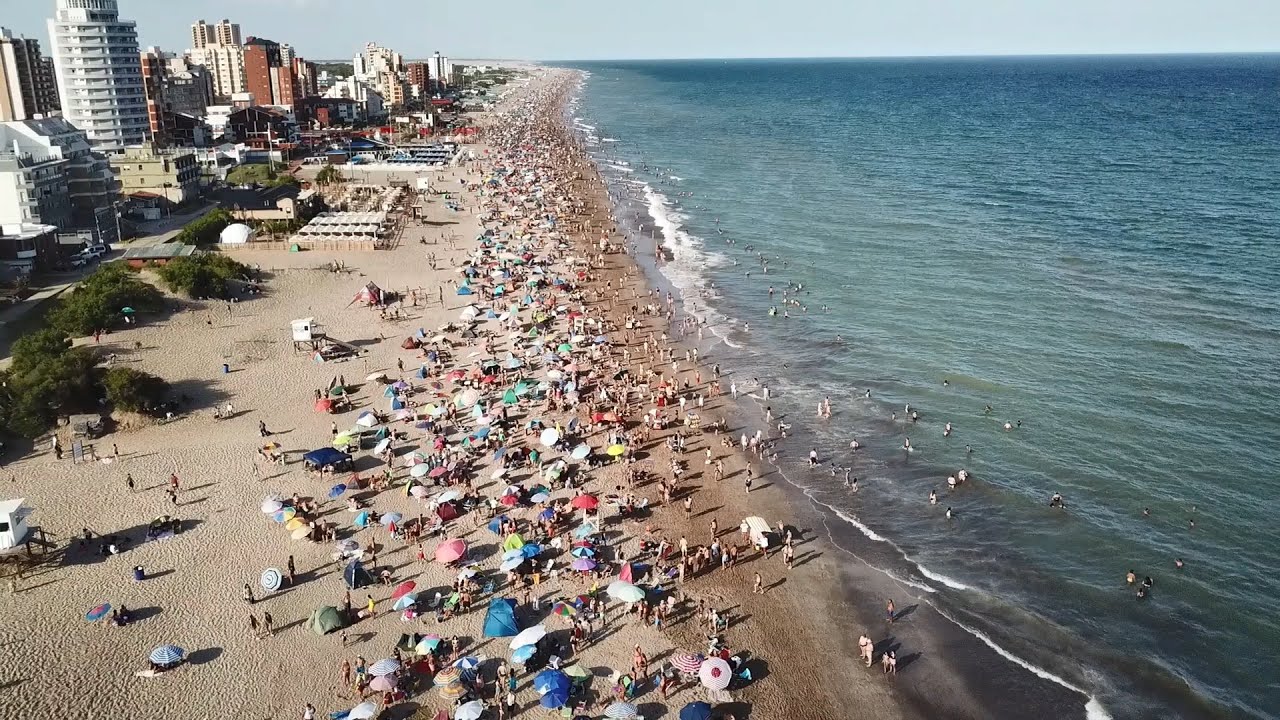 Villa Gesell DRONE Playa Enero 2023