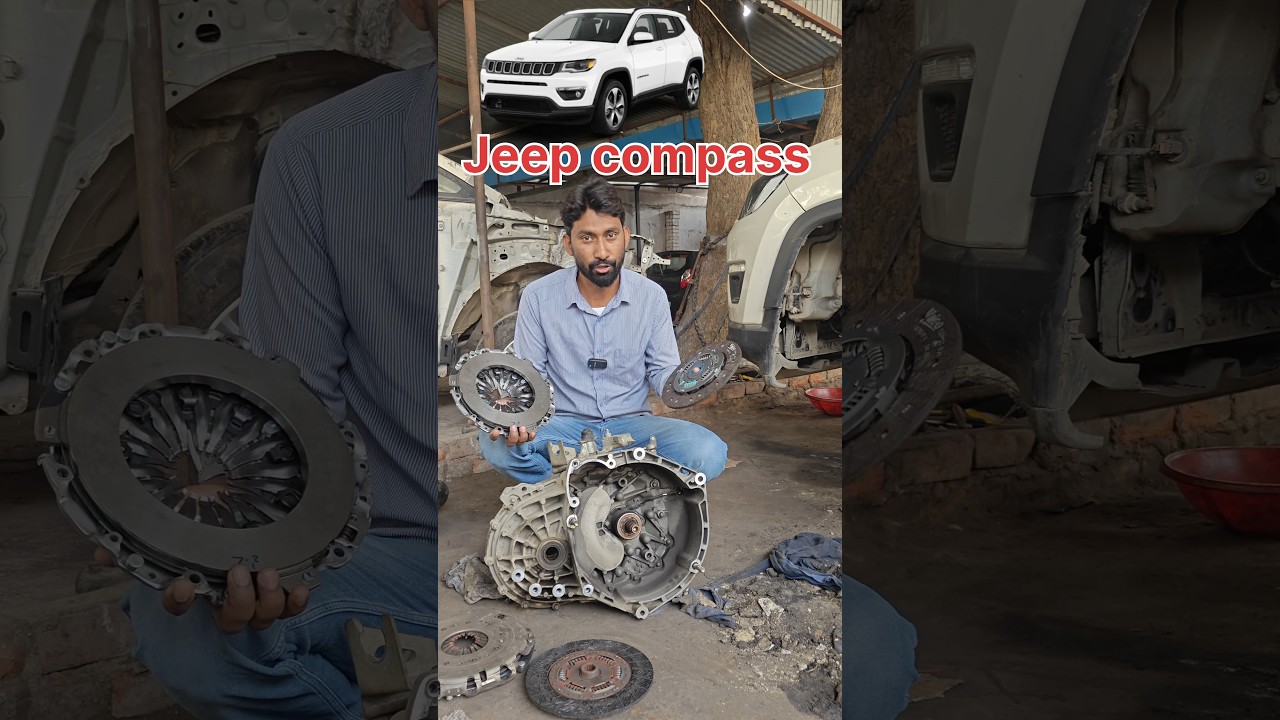 Jeep compass clutch plate pressure plate replacement#youtubeshorts #shorts #yt #automobile