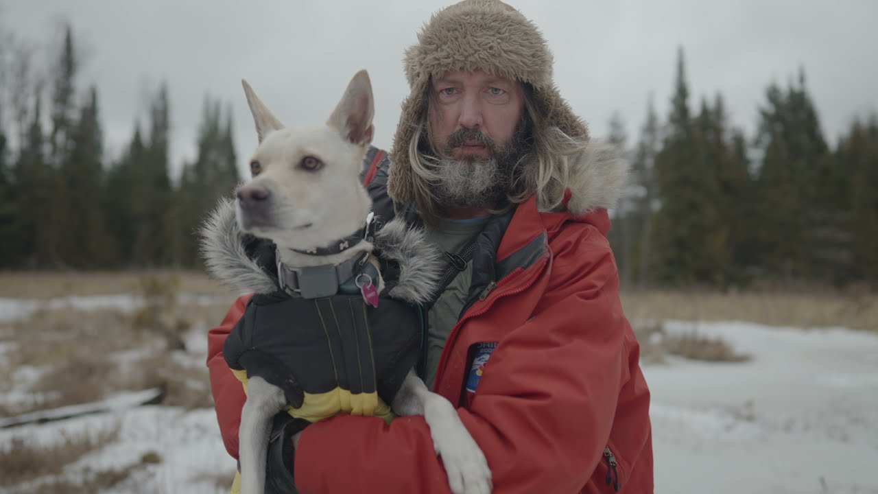 Tom Green Goes For A Winter Walk In The Woods At His Home