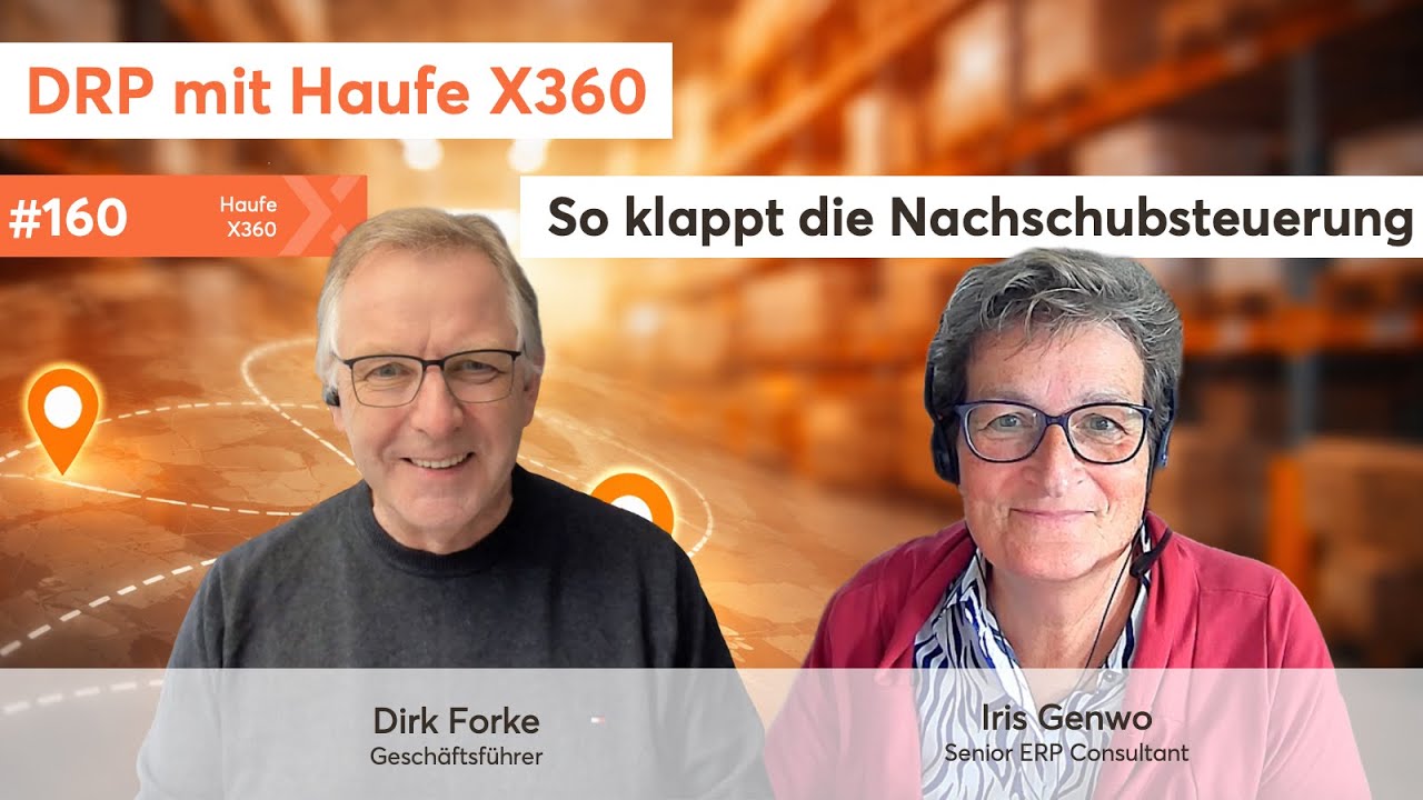 DRP in Haufe X360: Distributionsbedarfsplanung für Einkauf, Umlagerung und Sets