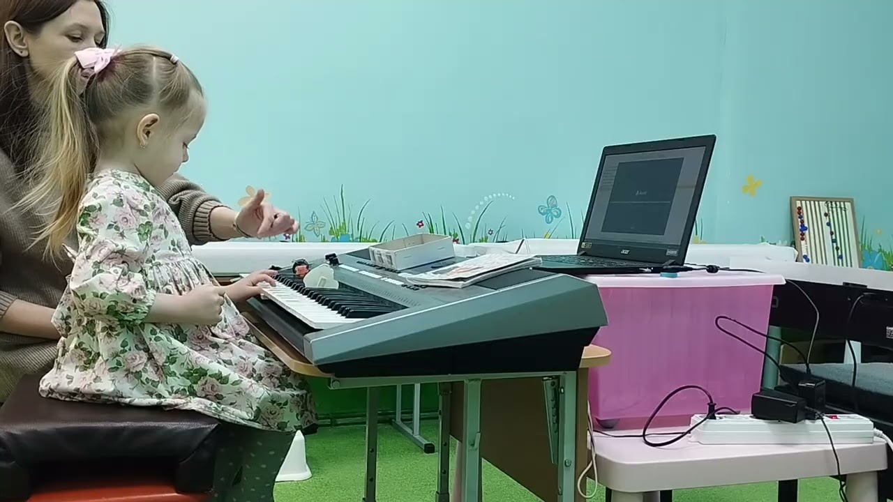 Soft Mozart Academy 2026: Alena (3) plays exercise by Hanon